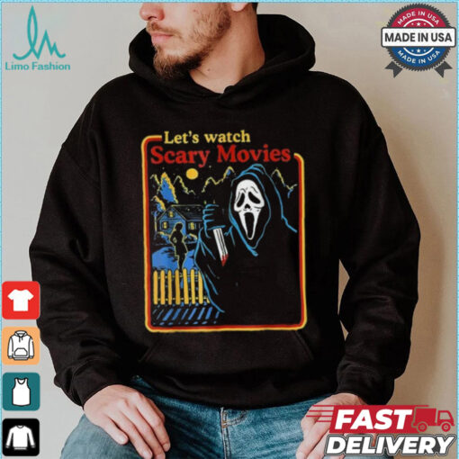 Lets Watch Scary Movies Scream Horror Halloween T Shirt