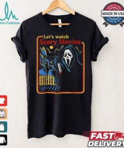 Lets Watch Scary Movies Scream Horror Halloween T Shirt