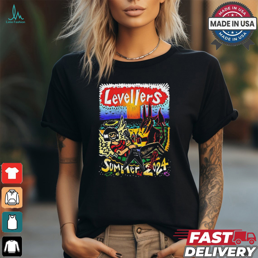 Levellers Summer 2024 Tour Dates t shirt Levellers Summer 2024 Tour Dates t shirt
