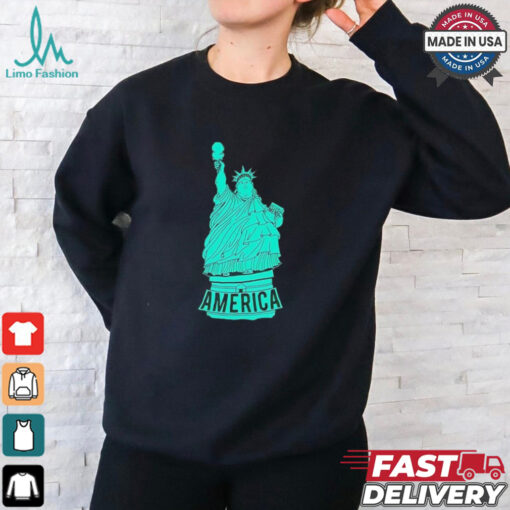 Liberty of Statue fat America shirt