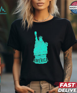 Liberty of Statue fat America shirt