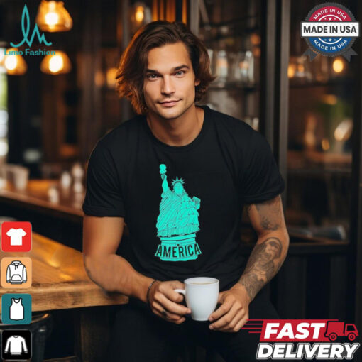 Liberty of Statue fat America shirt