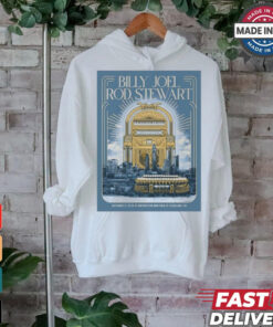 Limited Billy joel & rod stewart sep 13 2024 cleveland oh huntington bank field poster shirt