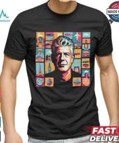Limited Bourdain Collage Art Shirt