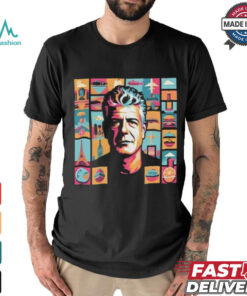 Limited Bourdain Collage Art Shirt