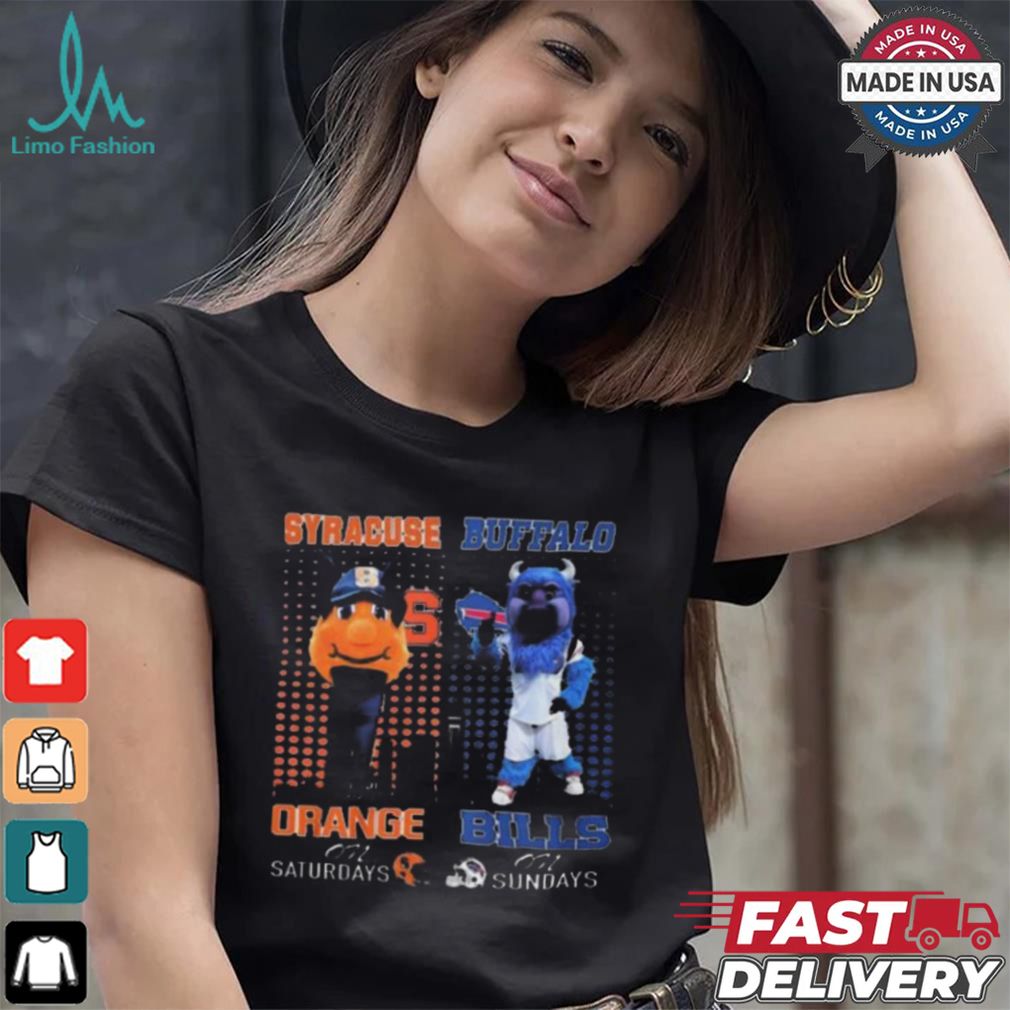 Limited Syracuse orange on saturdays otto buffalo bills billy on sundays shirt Limited Syracuse orange on saturdays otto buffalo bills billy on sundays shirt