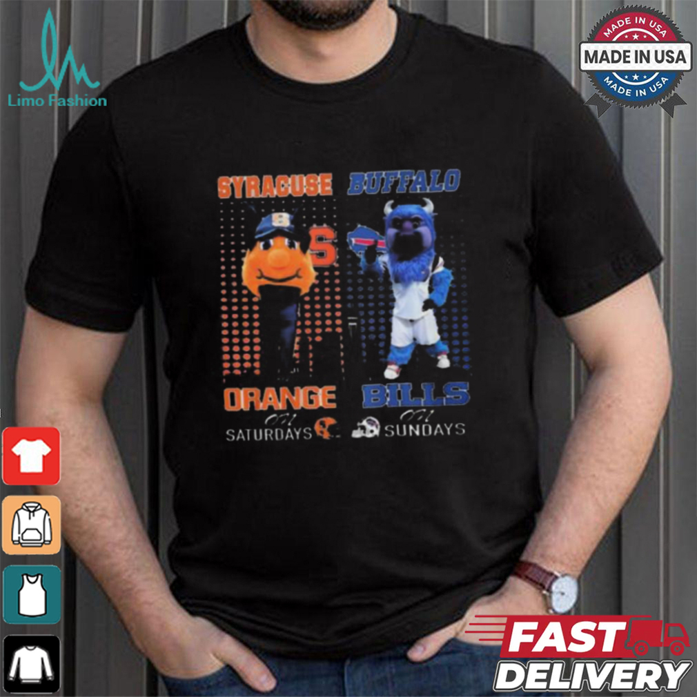 Limited Syracuse orange on saturdays otto buffalo bills billy on sundays shirt Limited Syracuse orange on saturdays otto buffalo bills billy on sundays shirt
