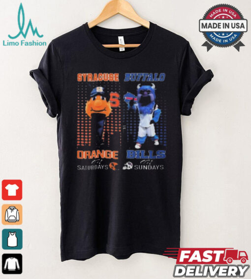 Limited Syracuse orange on saturdays otto buffalo bills billy on sundays shirt