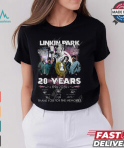 Linkin Park From Zero World Tour 28 Years 1996 2024 Thank You For The Memories T Shirt