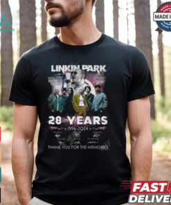 Linkin Park From Zero World Tour 28 Years 1996 2024 Thank You For The Memories T Shirt