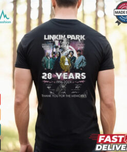 Linkin Park From Zero World Tour 28 Years 1996 2024 Thank You For The Memories T Shirt