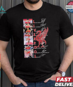 Liverpool Football Club All Team Signatures T Shirt