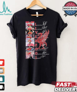 Liverpool Football Club All Team Signatures T Shirt