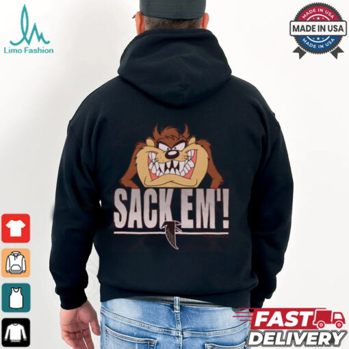 Looney Tunes Taz Sack Em’ x Atlanta Falcons Shirt