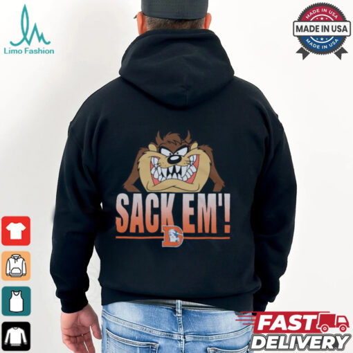 Looney Tunes Taz Sack Em’ x Denver Broncos Shirt