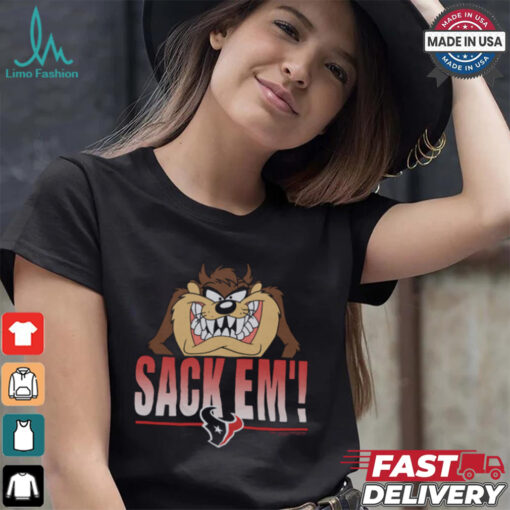 Looney Tunes Taz Sack Em’ x Houston Texans Shirt