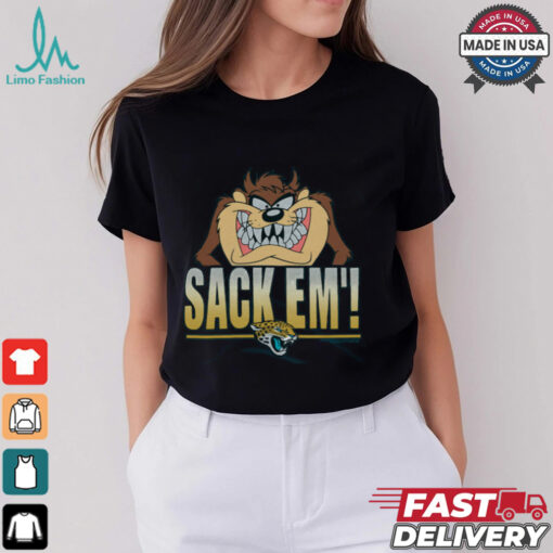 Looney Tunes Taz Sack Em’ x Jacksonville Jaguars Shirt