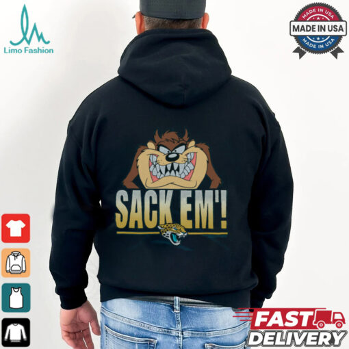 Looney Tunes Taz Sack Em’ x Jacksonville Jaguars Shirt