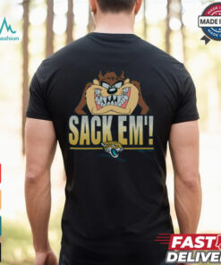 Looney Tunes Taz Sack Em' x Jacksonville Jaguars Shirt