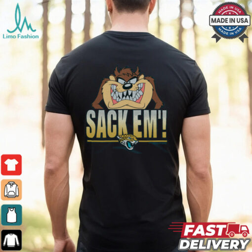 Looney Tunes Taz Sack Em’ x Jacksonville Jaguars Shirt