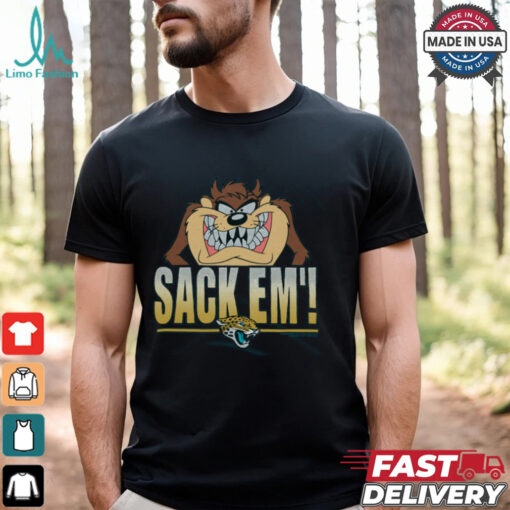 Looney Tunes Taz Sack Em’ x Jacksonville Jaguars Shirt