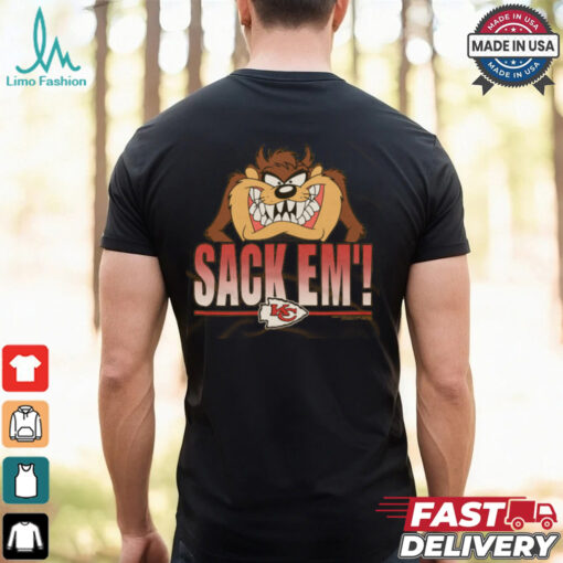 Looney Tunes Taz Sack Em’ x Kansas City Chiefs Shirt