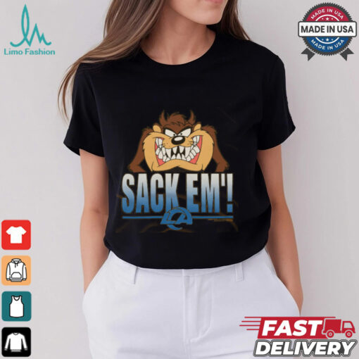 Looney Tunes Taz Sack Em’ x Los Angeles Rams Shirt