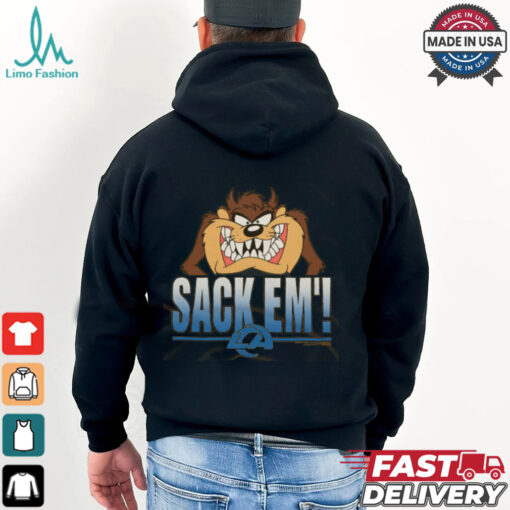 Looney Tunes Taz Sack Em’ x Los Angeles Rams Shirt