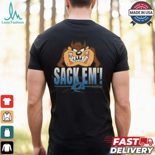 Looney Tunes Taz Sack Em’ x Los Angeles Rams Shirt