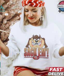 Looney Tunes Taz Sack Em' x San Francisco 49ers Shirt