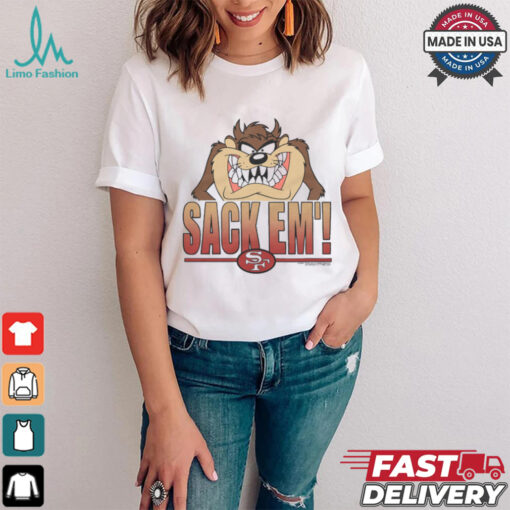 Looney Tunes Taz Sack Em’ x San Francisco 49ers Shirt