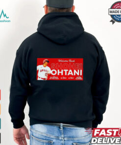 Los Angeles Angels welcome back Shohei Ohtani shirt