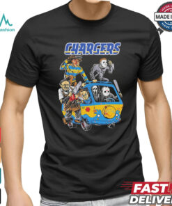 Los Angeles Chargers NFL Horror Characters Movie Hippie Halloween Shirt, hoodie, sweater, long sleeve and tank top Los Angeles Chargers NFL Horror Characters Movie Hippie Halloween Shirt