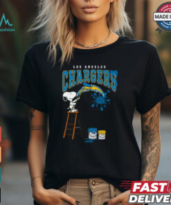 Los Angeles Chargers Snoopy Painting Shirt