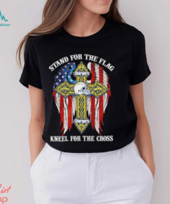 Los Angeles Chargers Stand For The Flag Kneel For The Cross 2024 T shirt