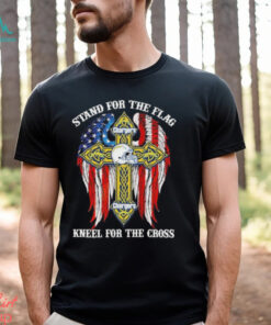 Los Angeles Chargers Stand For The Flag Kneel For The Cross 2024 T shirt