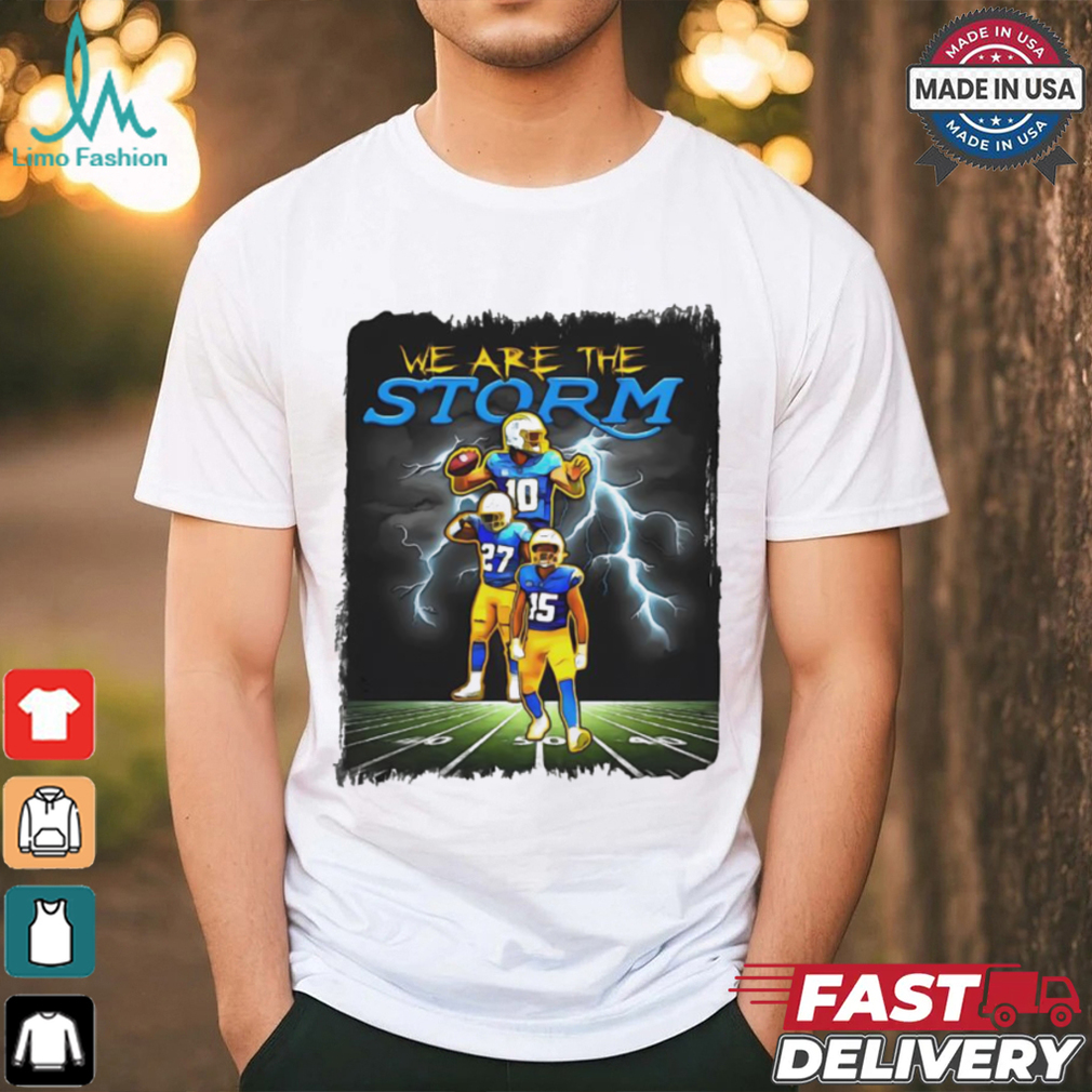 Los Angeles Chargers we are the storm shirt Los Angeles Chargers we are the storm shirt