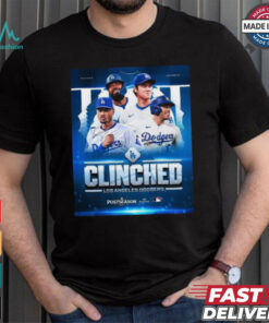 Los Angeles Dodgers 2024 Clinched Postseason T Shirt