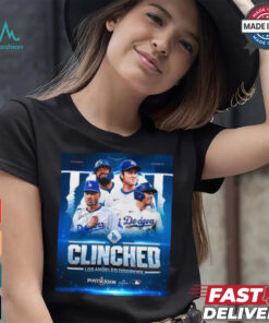 Los Angeles Dodgers 2024 Clinched Postseason T Shirt