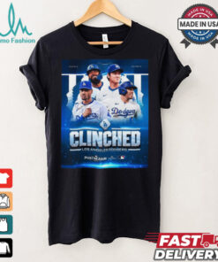 Los Angeles Dodgers 2024 Clinched Postseason T Shirt