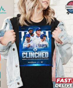 Los Angeles Dodgers 2024 Clinched Postseason T Shirt