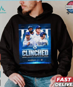 Los Angeles Dodgers 2024 Clinched Postseason T Shirt