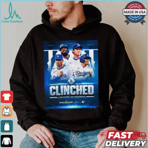 Los Angeles Dodgers 2024 Clinched Postseason T Shirt