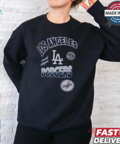 Los Angeles Dodgers Pro Standard Royal Turn It Up Dropped Shoulder T Shirt
