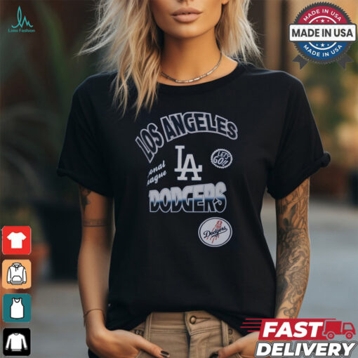 Los Angeles Dodgers Pro Standard Royal Turn It Up Dropped Shoulder T Shirt