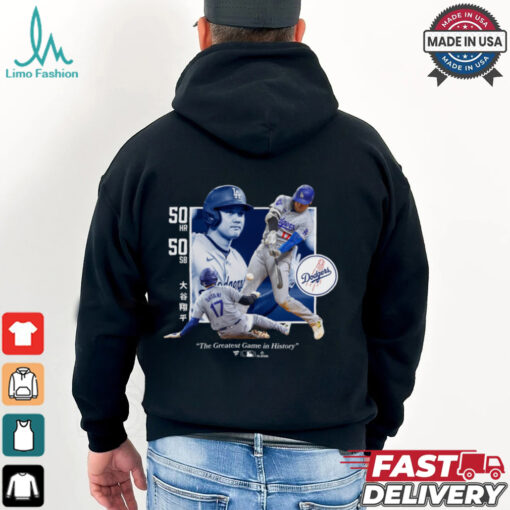 Los Angeles Dodgers Shohei Ohtani Black Greatest Game T Shirt