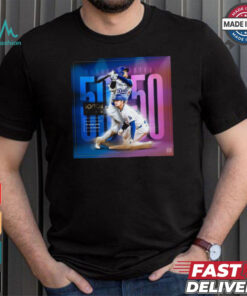 Los Angeles Dodgers Shohei ohtani is the only member of the 50 50 club shirt