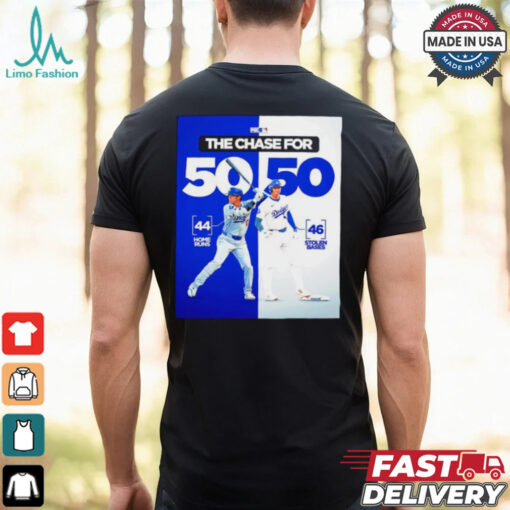Los Angeles Dodgers the chase for 50 50 shirt