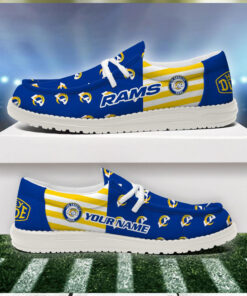 Los Angeles Rams 2024 Version Personalized Hey Dude Shoes