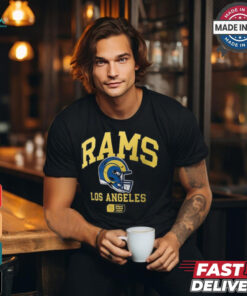 Los Angeles Rams Nike Anthracite Helmet Essential T Shirt
